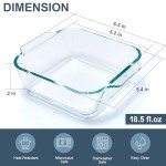 5-Inch Glass Casserole Dish for Air Fryers