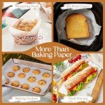 90 Pcs Precut Non-Stick Parchment Paper Sheets