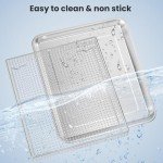 Stainless Steel Air Fryer Basket & Baking Tray