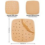 MFJUNS 200PCS Non-Stick Air Fryer Parchment Paper