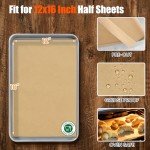 Precut Unbleached Parchment Paper for Baking