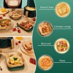 200 Pcs Non-Stick Square Air Fryer Liners