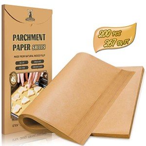 200 Pcs Non-Stick Parchment Paper for Air Fryers