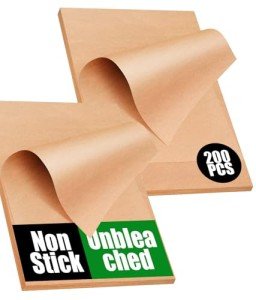 200 Pcs Non-Stick Parchment Paper for Cooking