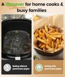 200 Pcs Non-Stick Parchment Paper for Cooking