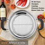 P&P CHEF Round Stainless Steel Air Fryer Racks