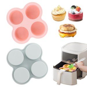 Silicone Air Fryer Egg Molds – 2 Pack