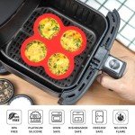 Puyeipt 2-Pack Silicone Egg Bite Molds