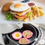 6-Pack Silicone Egg Molds for Air Fryers