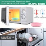6-Pack Silicone Egg Molds for Air Fryers