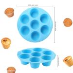 Silicone Egg Bite Molds - 7-Cup Air Fryer Set