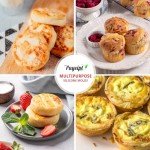 Puyeipt 2-Pack Silicone Egg Bite Molds