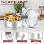 LIANYU 6-Inch Round Cake Pans Set of 4