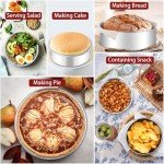 LIANYU 6-Inch Round Cake Pans Set of 4