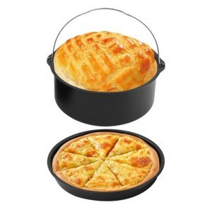 Air Fryer Accessories Set: Cake Barrel & Pizza Pan