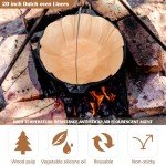 Teenyyou 40 Pcs Round Air Fryer Parchment Liners