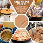 Teenyyou 40 Pcs Round Air Fryer Parchment Liners