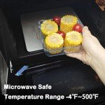 Mini 5-Inch Square Glass Baking Dish for Air Fryer