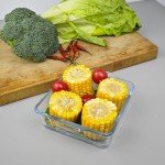 Mini 5-Inch Square Glass Baking Dish for Air Fryer