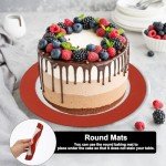 8-Inch Reusable Silicone Baking Mats for Air Fryers