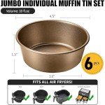 Yomvzake Non-Stick Jumbo Muffin & Egg Pan