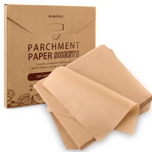200 Pcs Non-Stick Parchment Paper Sheets for Air Frying