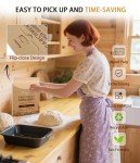 200 Pcs Non-Stick Parchment Paper Sheets for Air Frying