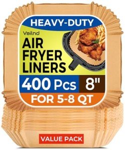 400 Pcs Non-Stick Air Fryer Paper Liners