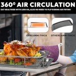 Large Oven Air Fryer Basket and Tray Set
