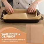 Large Unbleached Parchment Paper Sheets for Air Fryers