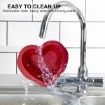 Heart Shaped Silicone Cake Pans Set of 4