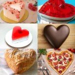 Heart Shaped Silicone Cake Pans Set of 4