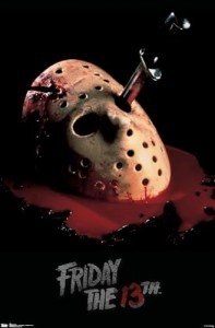 Friday The 13th Bleeding Mask Wall Poster