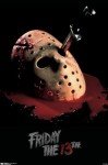 Friday The 13th Bleeding Mask Wall Poster