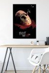 Friday The 13th Bleeding Mask Wall Poster