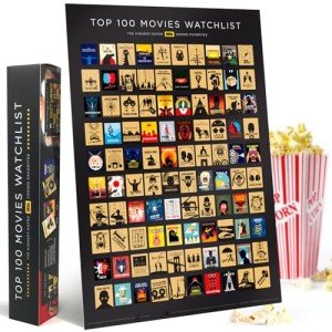 Scratch Off Poster: IMDb Top 100 Horror Movies