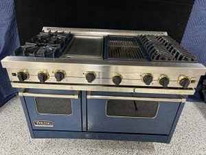 Viking 48-Inch Blue Gas Range VGRC485-6GQDVBBR