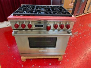 36” Wolf Dual Fuel Liquid Propane Range