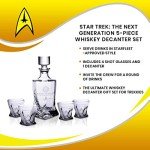 Star Trek USS Enterprise Whiskey Decanter Set