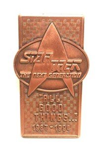 Star Trek TNG "All Good Things" Bronze Pin