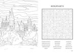 Harry Potter Coloring and Word Search Book