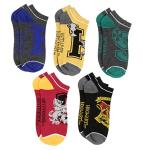 Harry Potter House Socks - 5 Pack Ankle Set