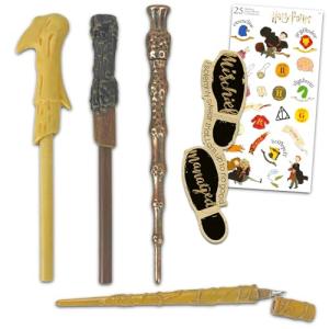 Harry Potter Wand Pen Set: 4 Unique Wands