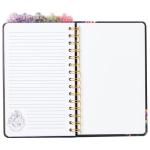 Hogwarts Crest Spiral Tabbed Notebook – Silver Buffalo