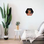 Gryffindor Crest Hexagon Wood Print for Fans