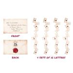 Floating Hogwarts Acceptance Letter Decor - 40 Cards