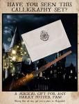 Harry Potter Calligraphy Set with Wand Pen
