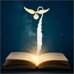 Vintage Metal Feather Bookmark with Winged Charm