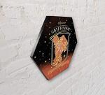 Gryffindor Crest Hexagon Wood Print for Fans