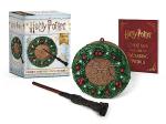 Hogwarts Christmas Wreath and Wand Set with Lights